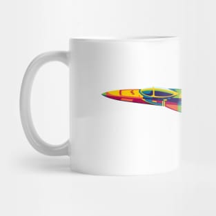 F/A-18 Hornet in Pop Art Mug